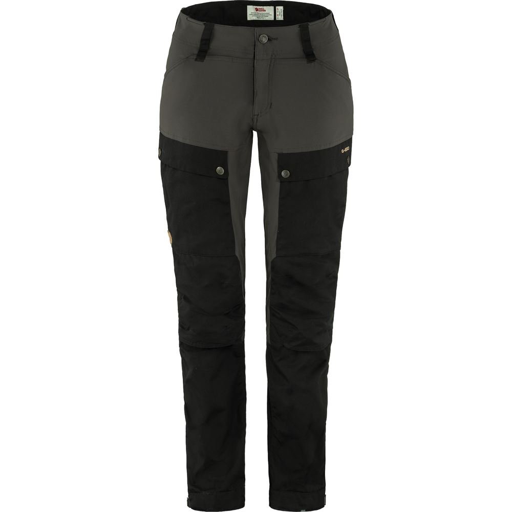 Keb Trousers Curved W Reg - Black-Stone Grey