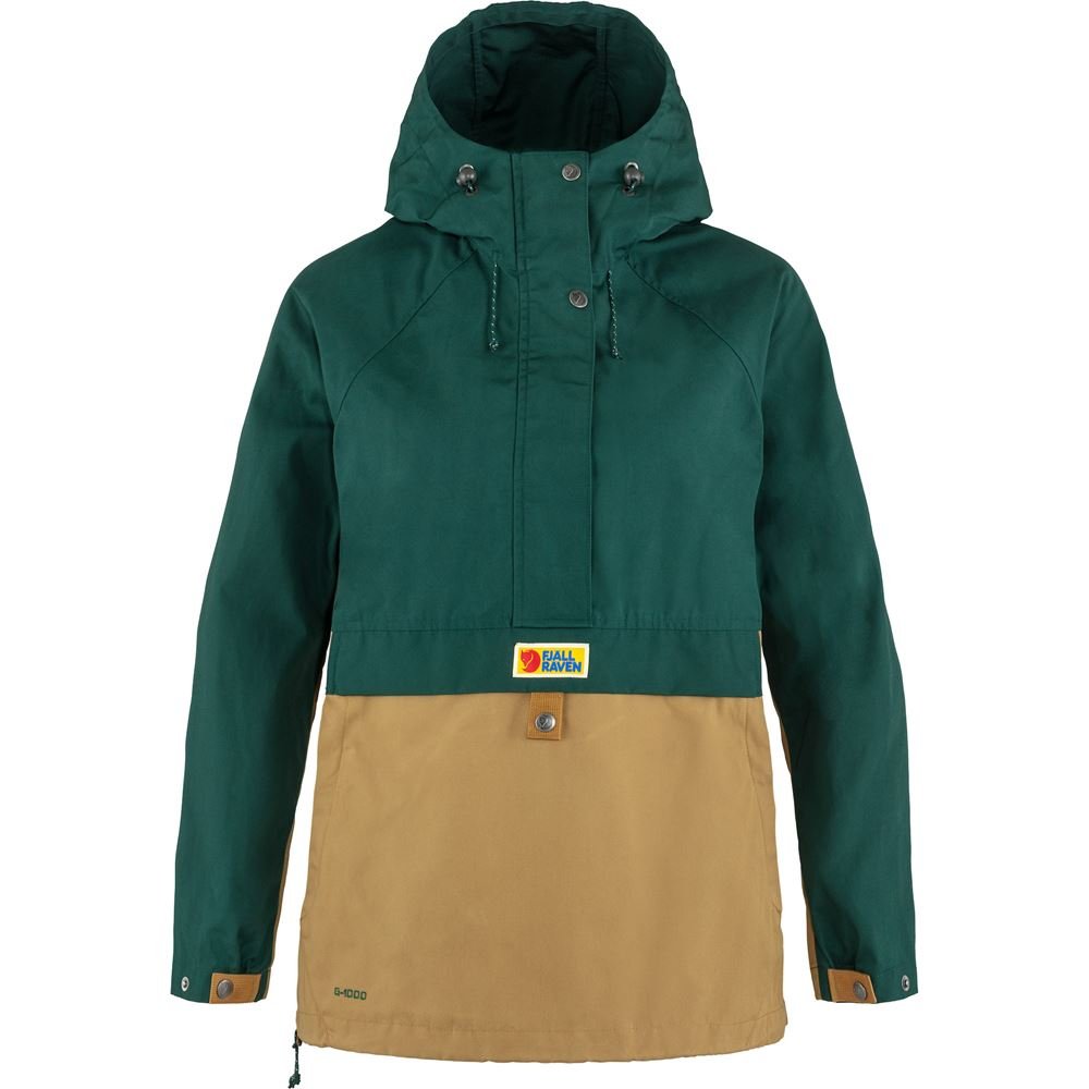 Vardag Anorak W - Arctic Green-Buckwheat Brown