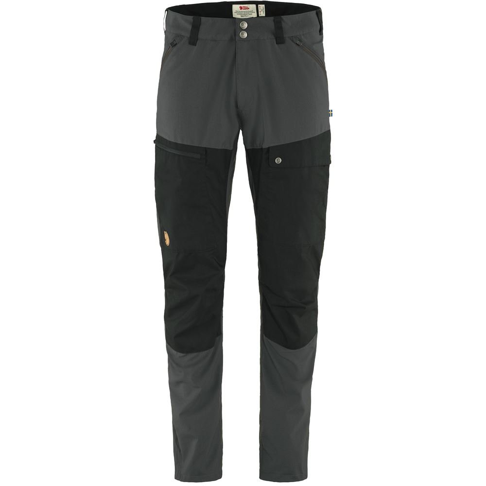 Abisko Midsummer Trousers M Reg - Dark Grey-Black