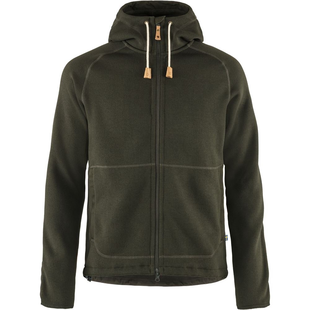 Ovik Fleece Hoodie M - Deep Forest