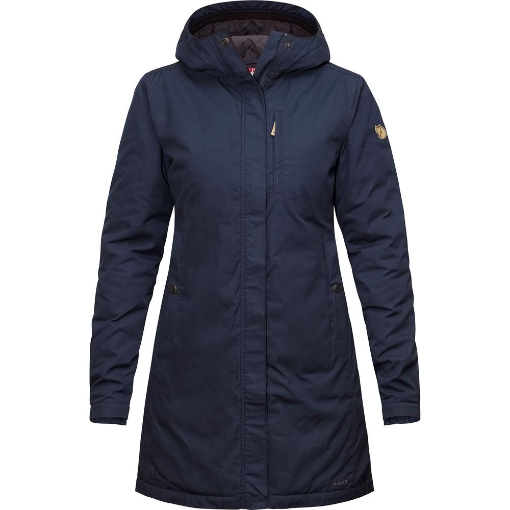 Kiruna Padded Parka W - Dark Navy