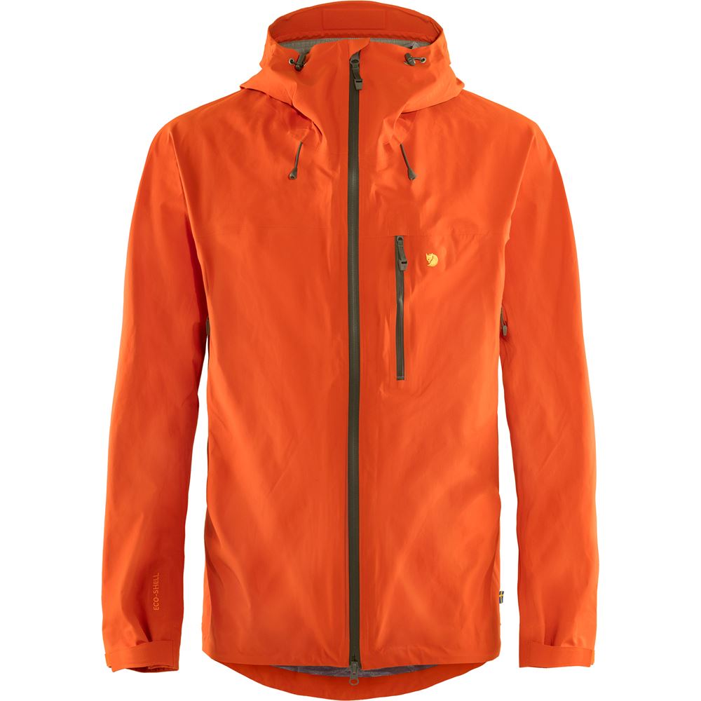Bergtagen Lite Eco-Shell Jacket M - Hokkaido Orange