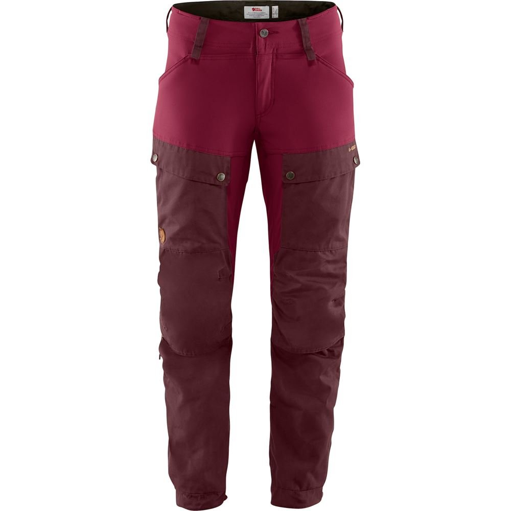 Keb Trousers W Reg - Dark Garnet-Plum