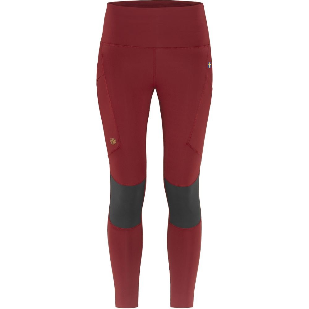 Abisko Trekking Tights Pro W - Pomegranate Red-Iron Grey