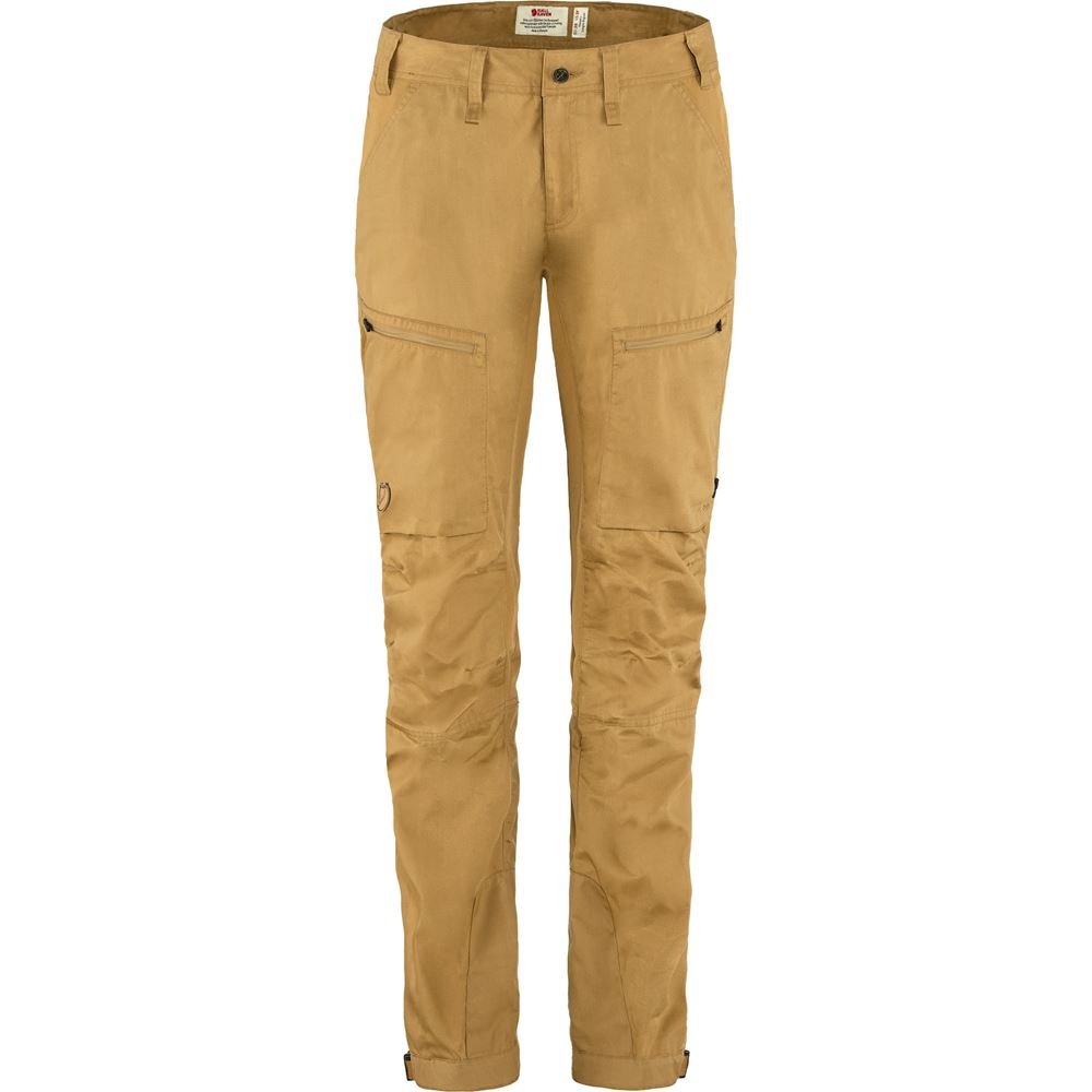 Abisko Lite Trekking Trousers W Reg - Buckwheat Brown