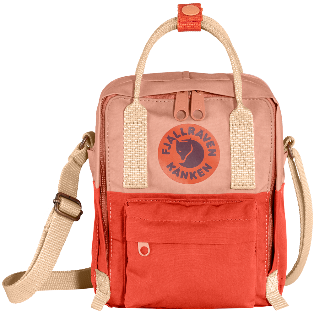 Kanken Art Sling - Poppy Fields-Cotton Sky