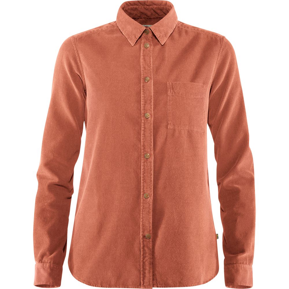 Ovik Cord Shirt W - Terracotta Pink