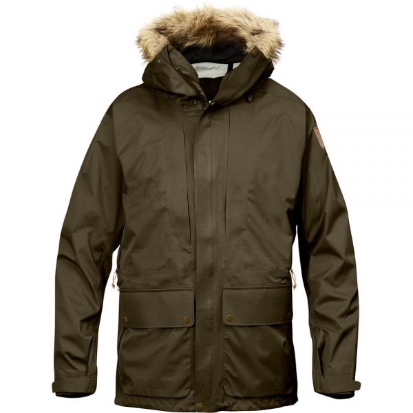 Keb Eco-Shell Parka M - Dark Olive