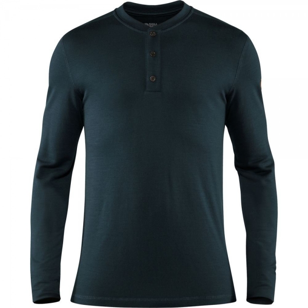 Singi Merino Henley M - Dark Navy