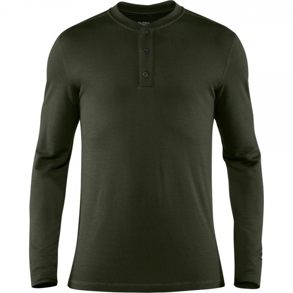 Singi Merino Henley M - Deep Forest