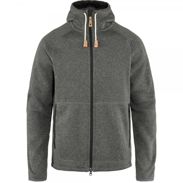 Ovik Fleece Hoodie M - Dark Grey