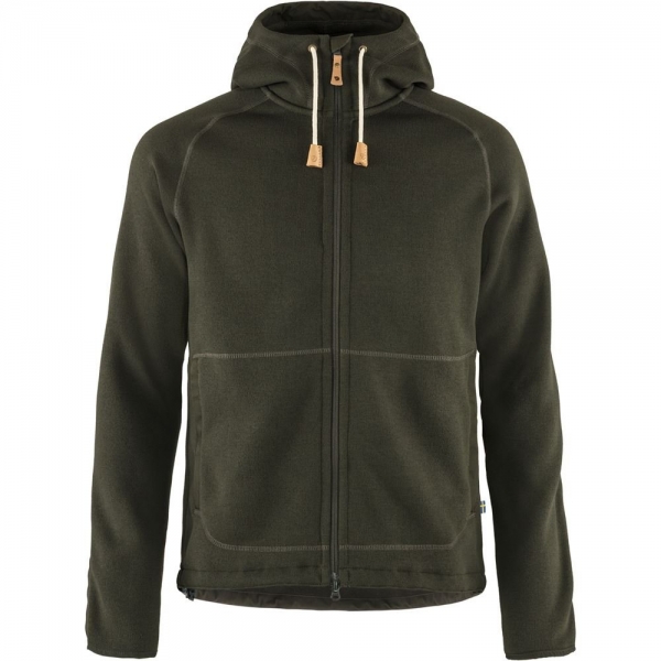 Ovik Fleece Hoodie M - Deep Forest