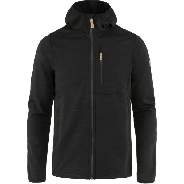 Keb Fleece Hoodie M - Black