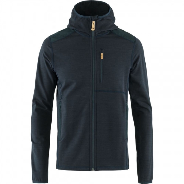 Keb Fleece Hoodie M - Dark Navy