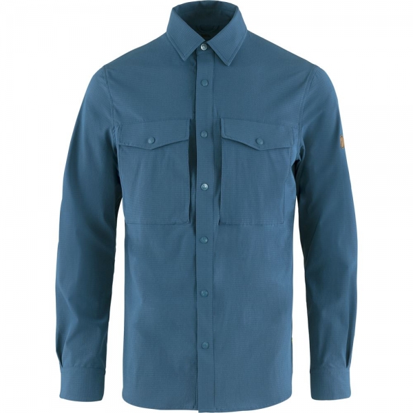 Abisko Trekking Shirt M - Uncle Blue