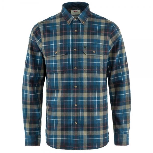 Singi Heavy Flannel Shirt M - Navy