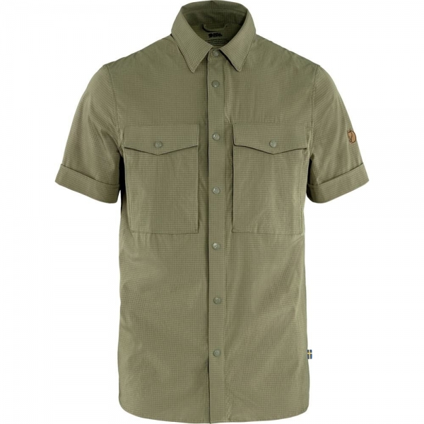 Abisko Trekking Shirt SS M - Light Olive