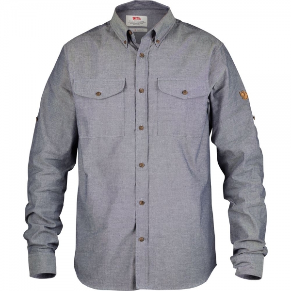 Ovik Chambray Shirt M - Navy