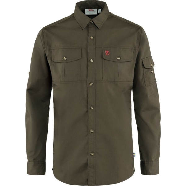 Singi Trekking Shirt LS M - Dark Olive