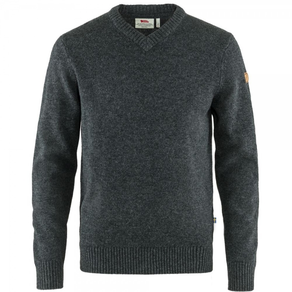 Ovik V-neck Sweater M - Dark Grey