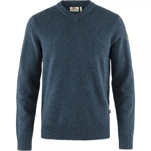 Ovik V-neck Sweater M - Navy