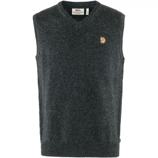 Ovik Wool Vest M - Dark Grey