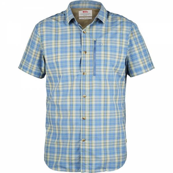 Abisko Hike Shirt SS M - Blue Ridge