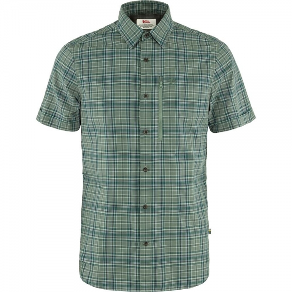 Abisko Hike Shirt SS M - Arctic Green-Patina Green