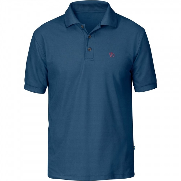 Crowley Pique Shirt M - Uncle Blue