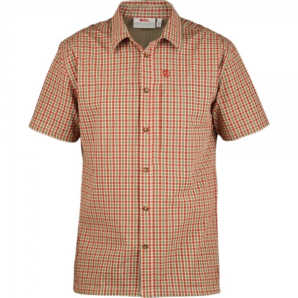 Svante Seersucker Shirt SS M - Green