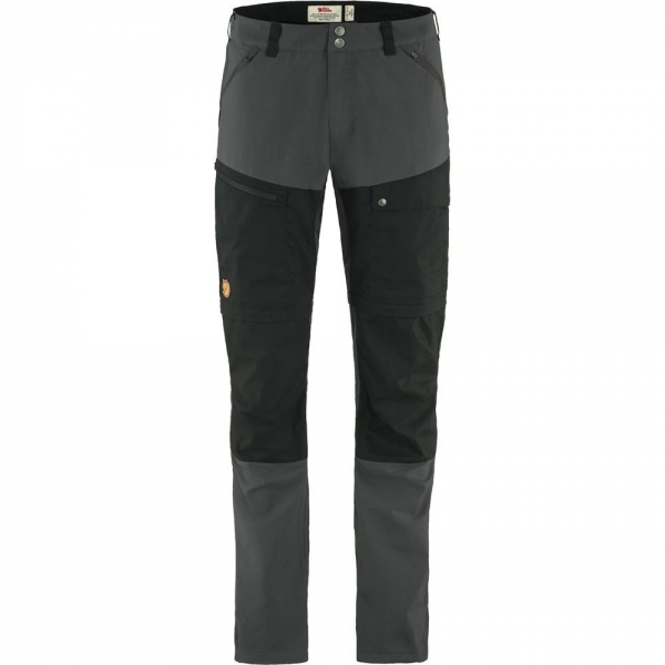 Abisko Midsummer Zip Off Trousers M - Dark Grey-Black