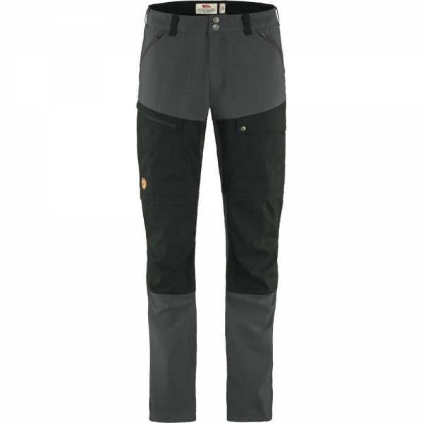 Abisko Midsummer Zip Off Trousers M - Dark Grey-Black