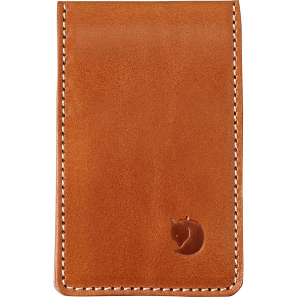 Ovik Card Holder Large - Leather Cognac