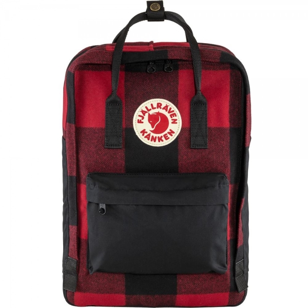 Kanken Re-Wool Laptop 15" - Red-Black