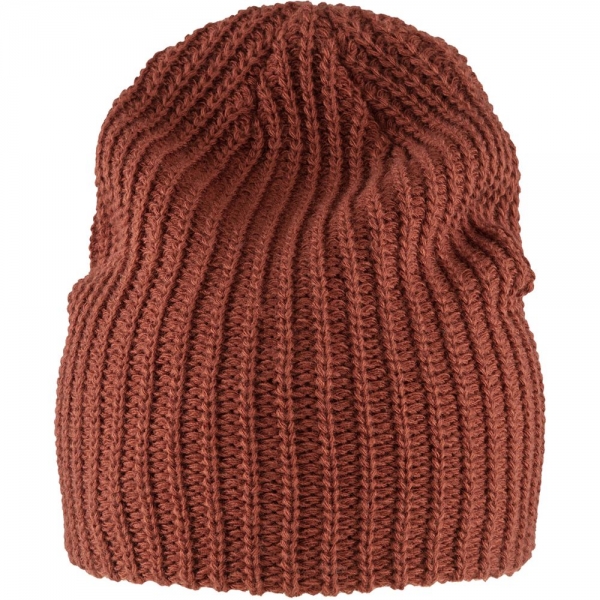 Ovik Melange Beanie - Terracotta Pink