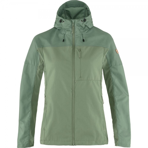 Abisko Midsummer Jacket W - Jade Green-Patina Green