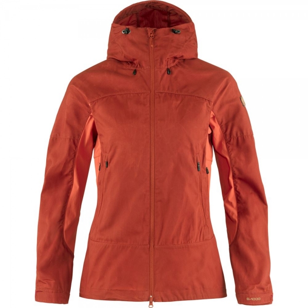 Abisko Lite Trekking Jacket W - Cabin Red-Rowan Red