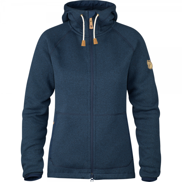 Ovik Fleece Hoodie W - Navy