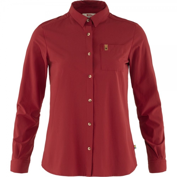 Ovik Lite Shirt LS W - Pomegranate Red