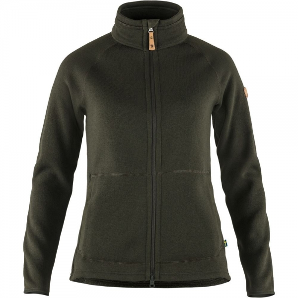 Ovik Fleece Zip Sweater W - Deep Forest