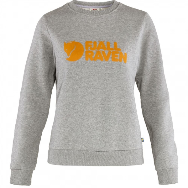 Fjallraven Logo Sweater W - Grey-Melange