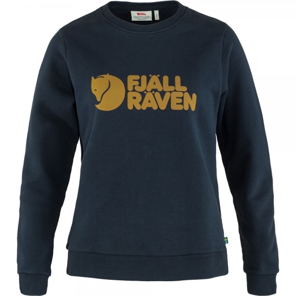 Fjallraven Logo Sweater W - Dark Navy