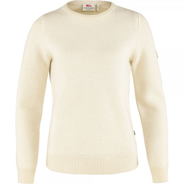 Ovik Structure Sweater W - Chalk White
