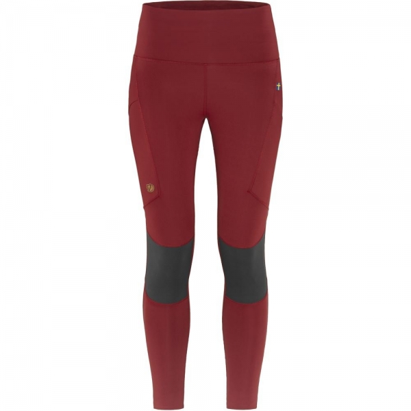 Abisko Trekking Tights Pro W - Pomegranate Red-Iron Grey