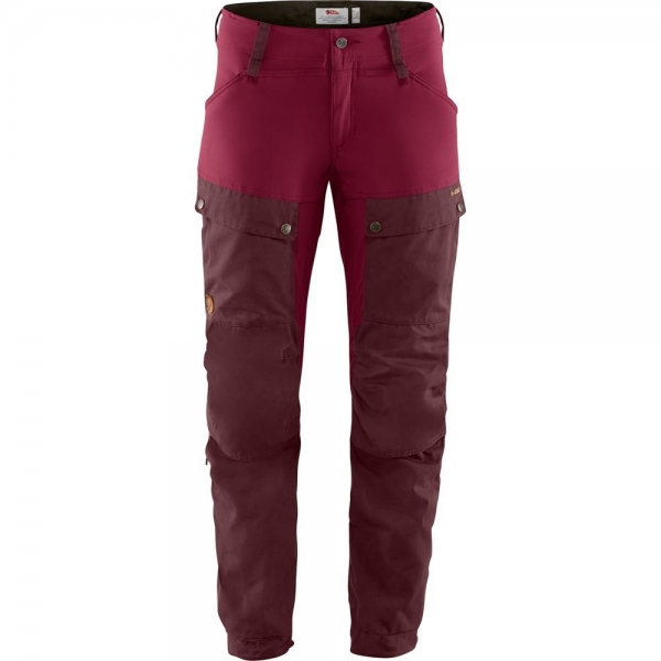 Keb Trousers W Reg - Dark Garnet-Plum