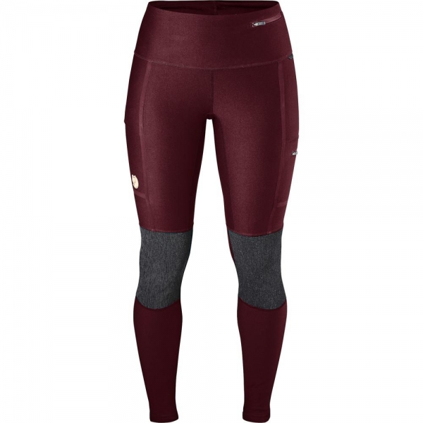 Abisko Trekking Tights W - Dark Garnet