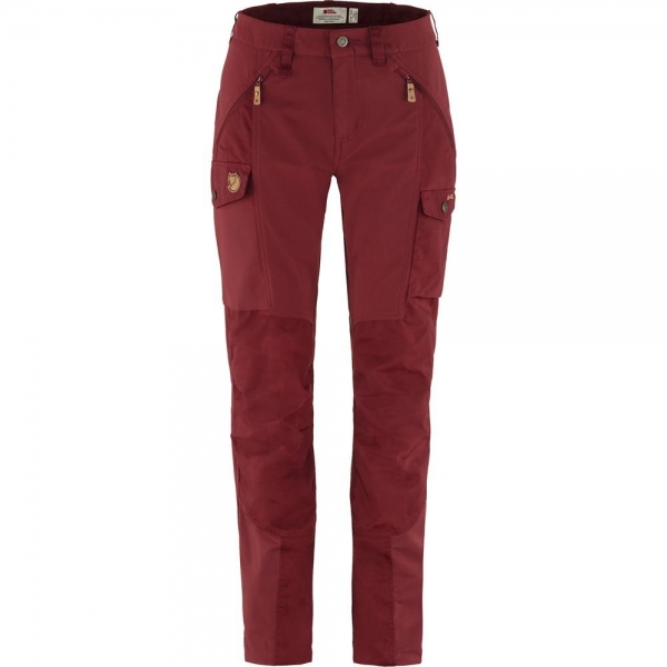 Nikka Trousers Curved W - Bordeaux Red