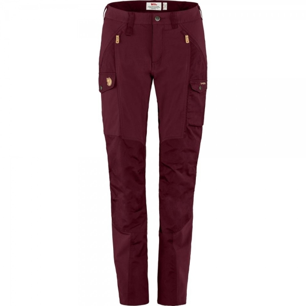 Nikka Trousers Curved W - Dark Garnet