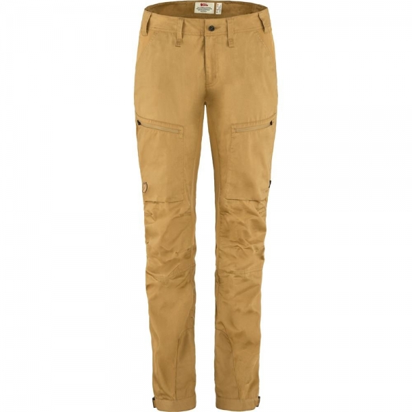 Abisko Lite Trekking Trousers W Reg - Buckwheat Brown