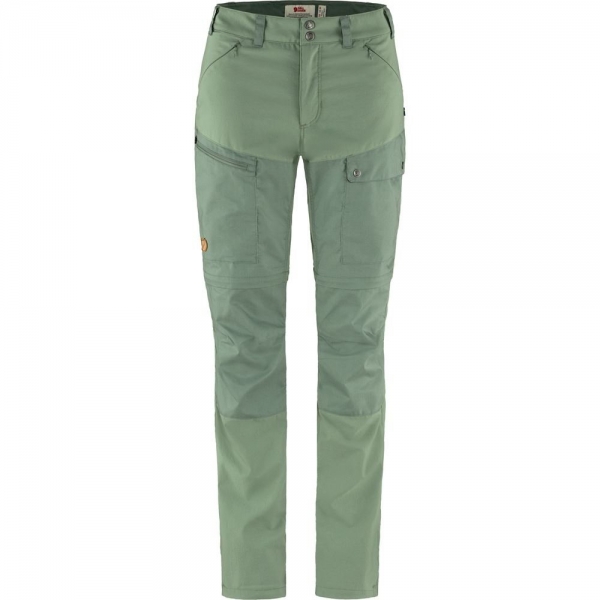 Abisko Midsummer Zip Off Trousers W - Jade Green-Patina Green